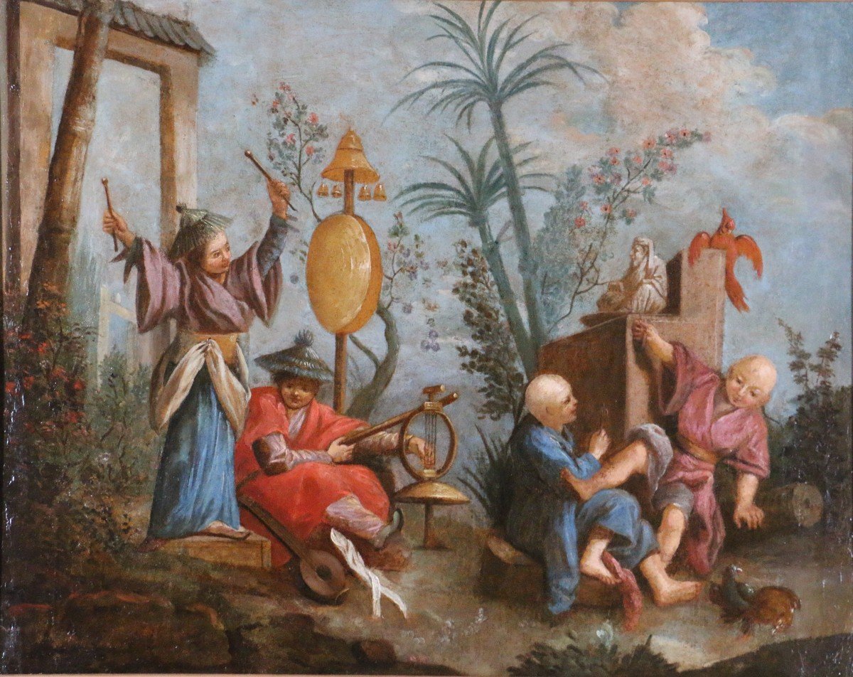  Jean-baptiste Le Prince (1734-1781) Chinoiseries Scene 1751/1754.-photo-2