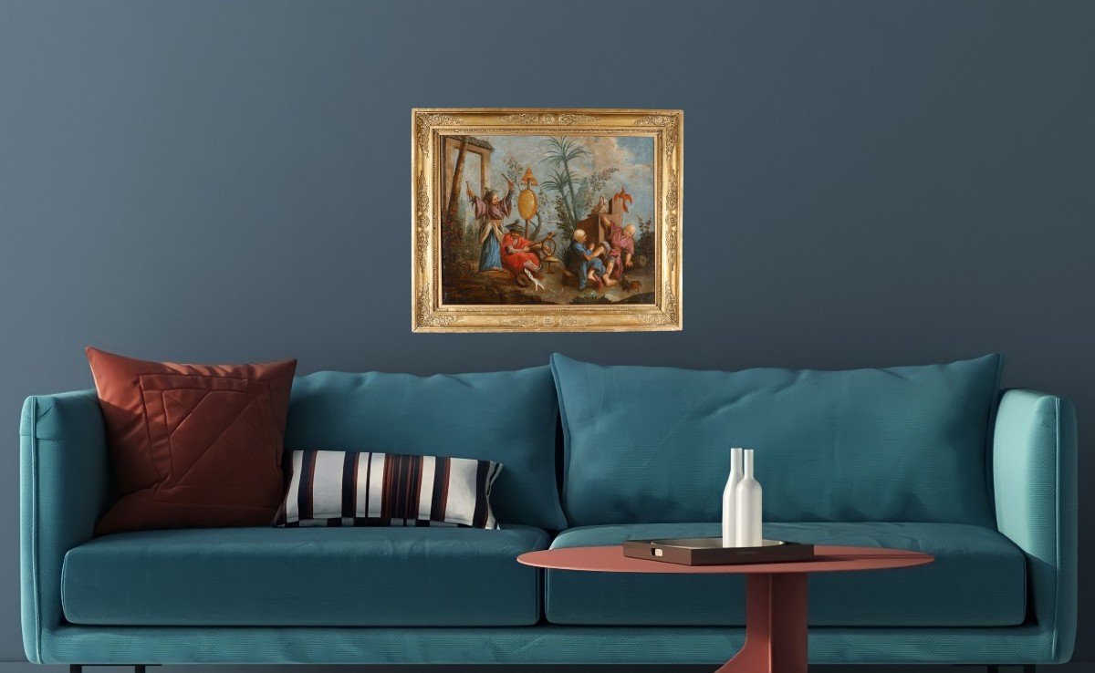  Jean-baptiste Le Prince (1734-1781) Chinoiseries Scene 1751/1754.-photo-2