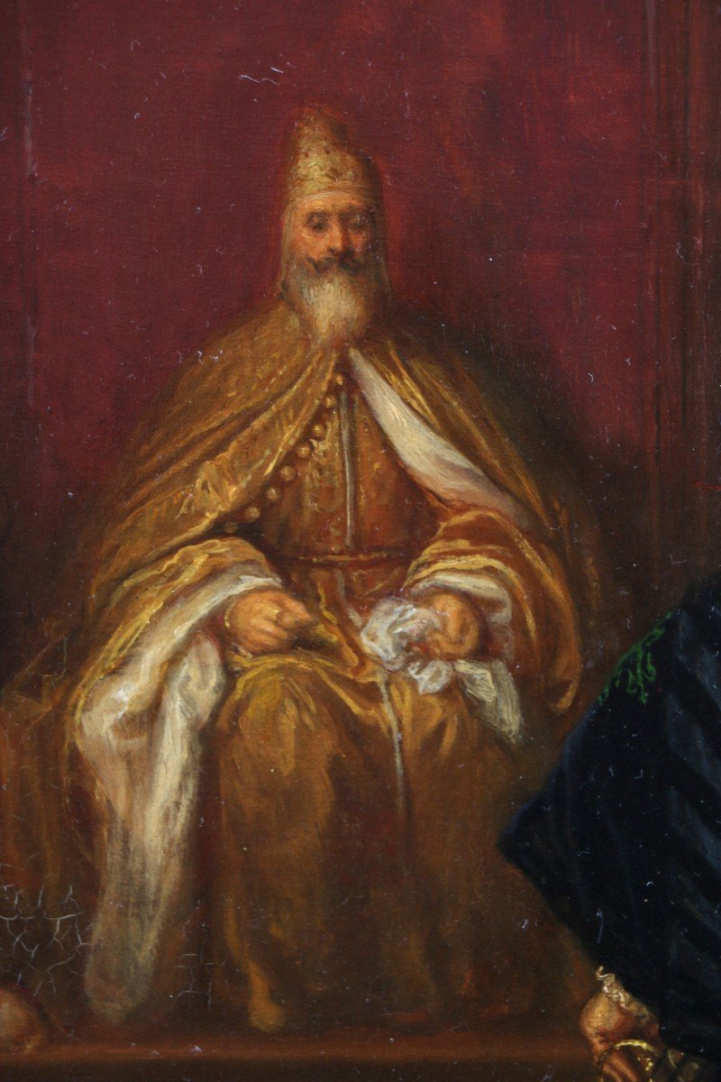 Le Doge Marino Grimani Reçoit l'Ambassadeur Espagnol. Joseph-nicolas Robert-fleury (1797-1890)-photo-4