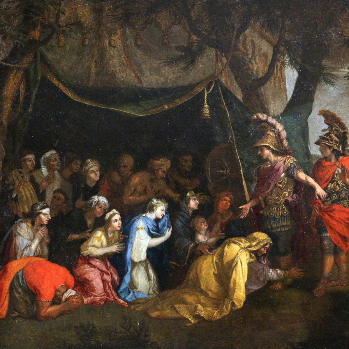 Ecole Française Du 17è. La Famille De Darius Aux Pieds D’Alexandre, cercle de  Charles Lebrun