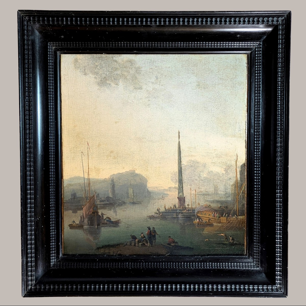 Adriaen Manglard (1695-1760) Attributed. Maritime Capriccio.
