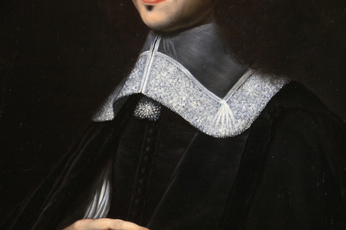 Philippe De Champaigne (1602-1674) Workshop. Presumed Portrait Of Noel Bullion.-photo-2