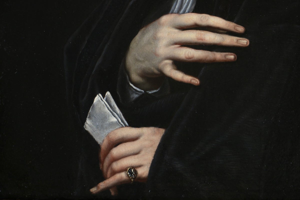 Philippe De Champaigne (1602-1674) Workshop. Presumed Portrait Of Noel Bullion.-photo-3
