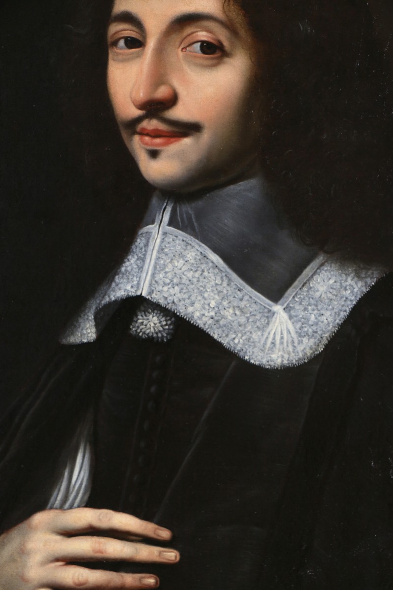 Philippe De Champaigne (1602-1674) Workshop. Presumed Portrait Of Noel Bullion.-photo-4