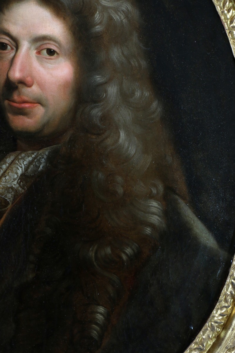 Joseph Vivien (1657-1734) Around. Presumed Portrait Of Mr De Laborderie.-photo-4