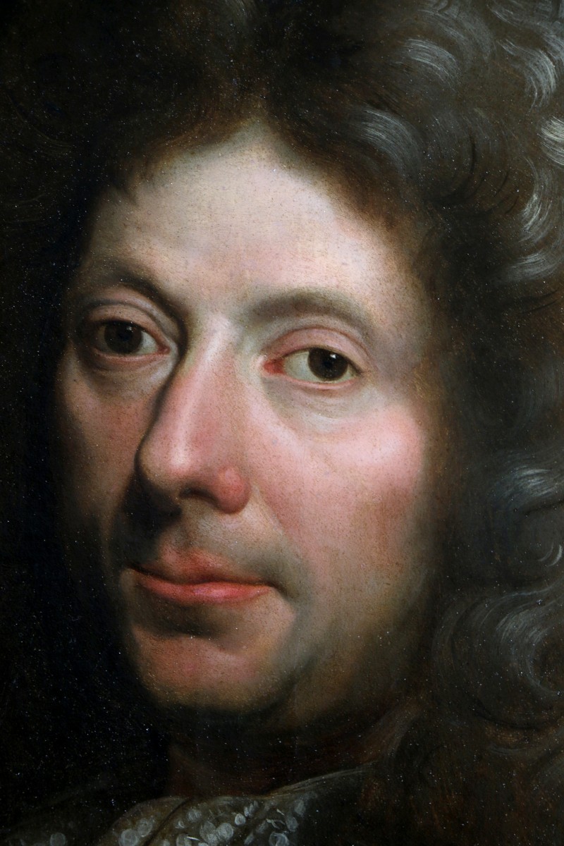 Joseph Vivien (1657-1734) Around. Presumed Portrait Of Mr De Laborderie.-photo-1