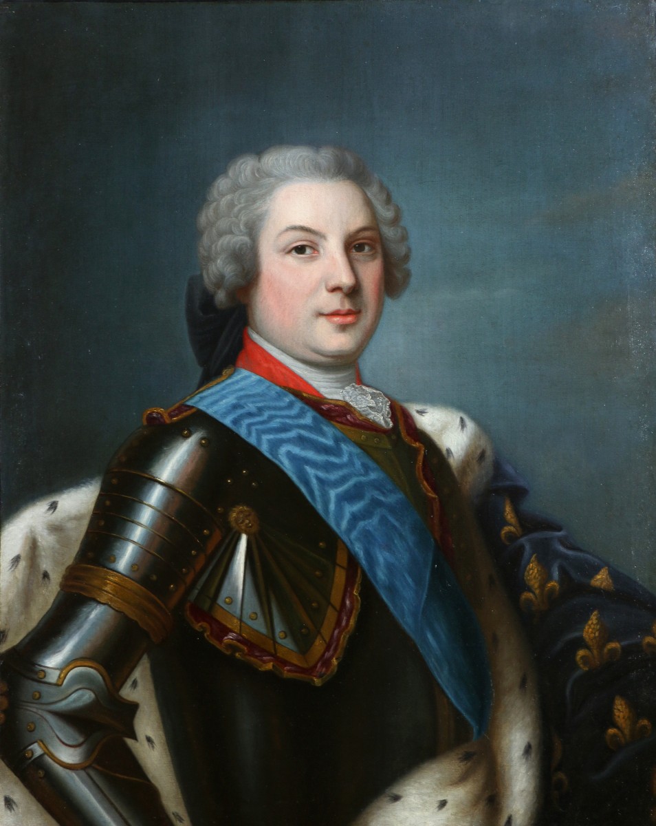 Louis Michel van Loo (1707-1771) et atelier. Portrait du dauphin de France vers 1760.-photo-2