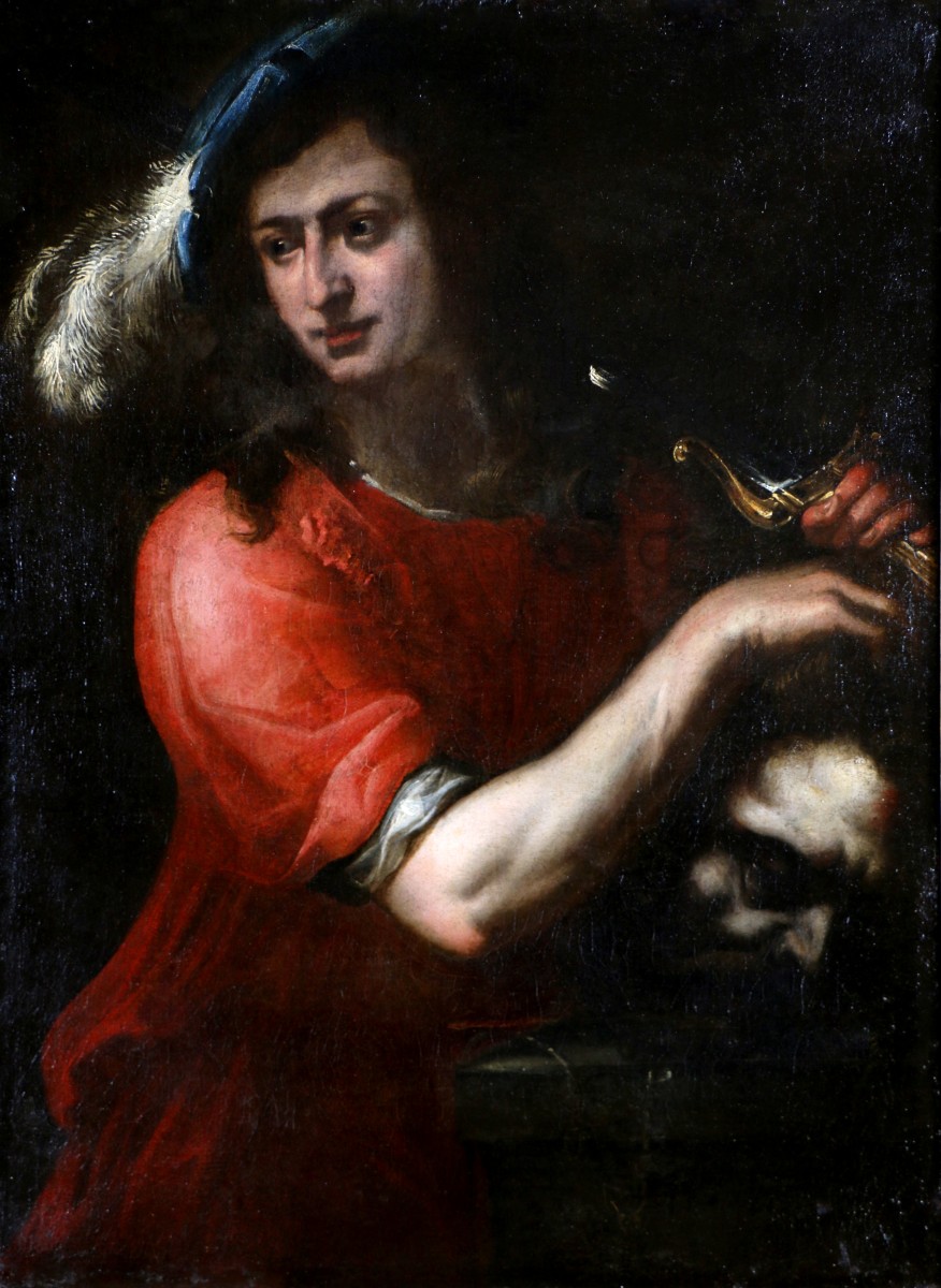 David Holding The Head Of Goliath,  Rome Around 1615-1630-photo-2