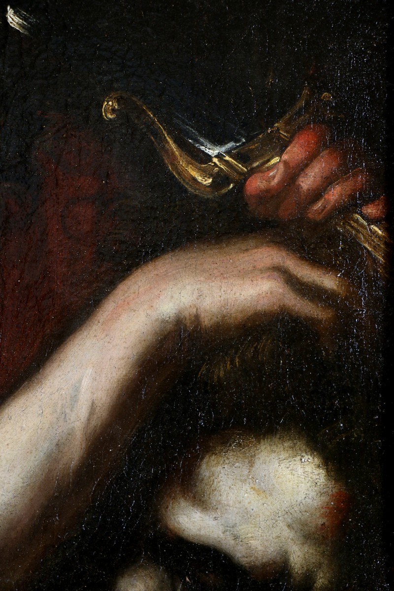 David Holding The Head Of Goliath,  Rome Around 1615-1630-photo-3