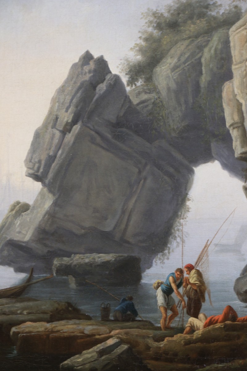 Claude-Joseph Vernet (1714–1789) et son atelier, vers 1745/55. Les pêcheurs florentins.-photo-3
