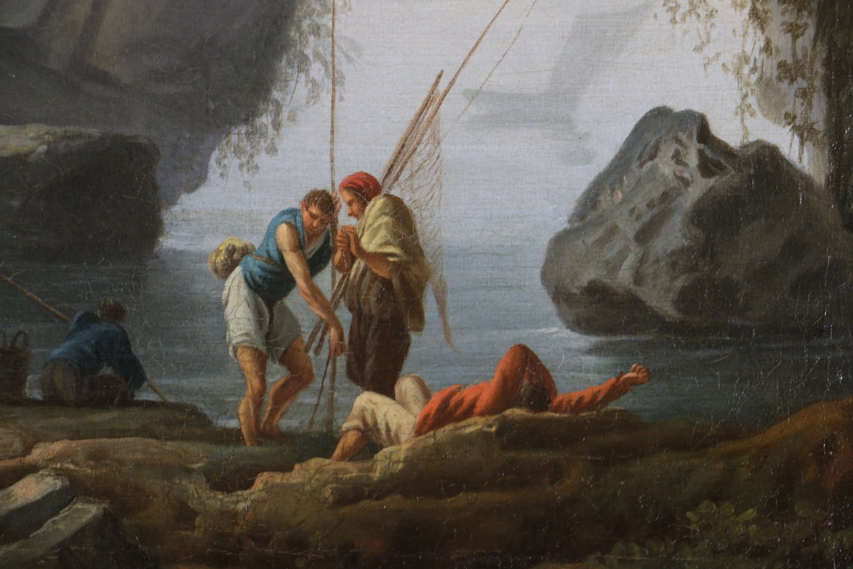 Claude-Joseph Vernet (1714–1789) et son atelier, vers 1745/55. Les pêcheurs florentins.-photo-4