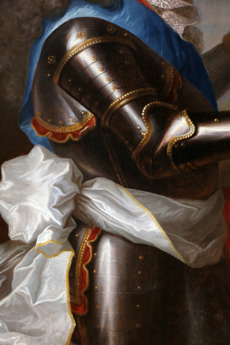 Grand portrait du Grand Dauphin, atelier de Hyacinthe Rigaud vers 1700-photo-2