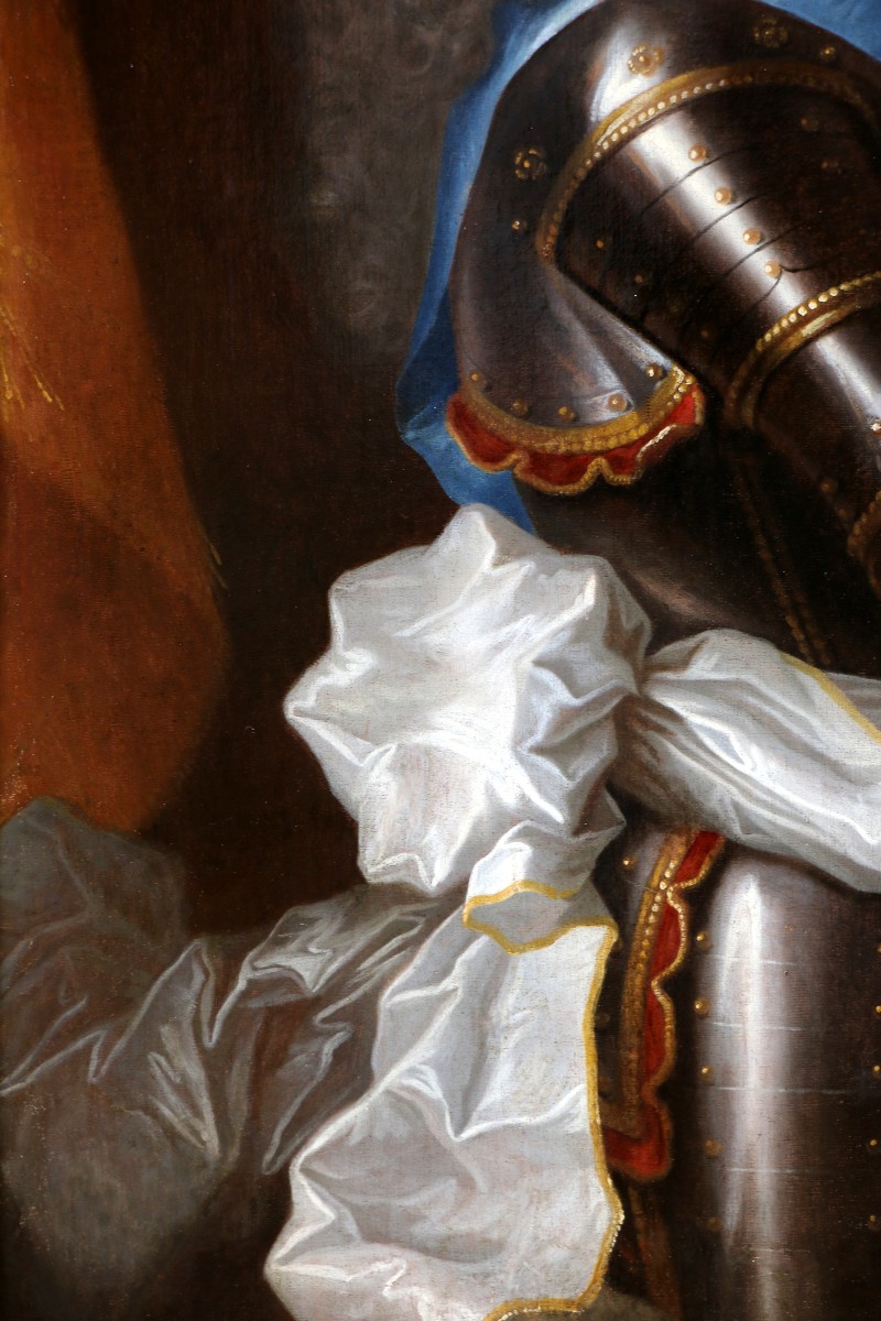 Grand portrait du Grand Dauphin, atelier de Hyacinthe Rigaud vers 1700-photo-3