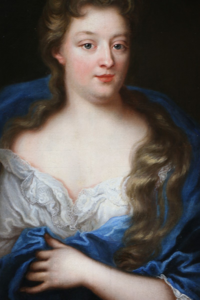 Pierre Mignard (1612-1695) And Workshop. Portrait Of A Lady Of Quality Circa 1680.-photo-4