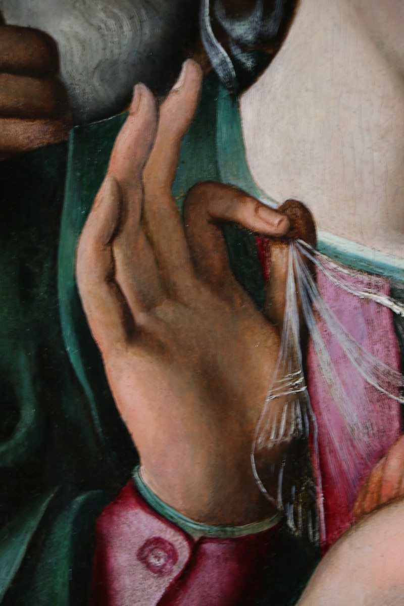 Giovanni Battista Ramenghi, dit Il Bagnacavallo (1521-1602) La sainte Famille vers 1540/50.-photo-4