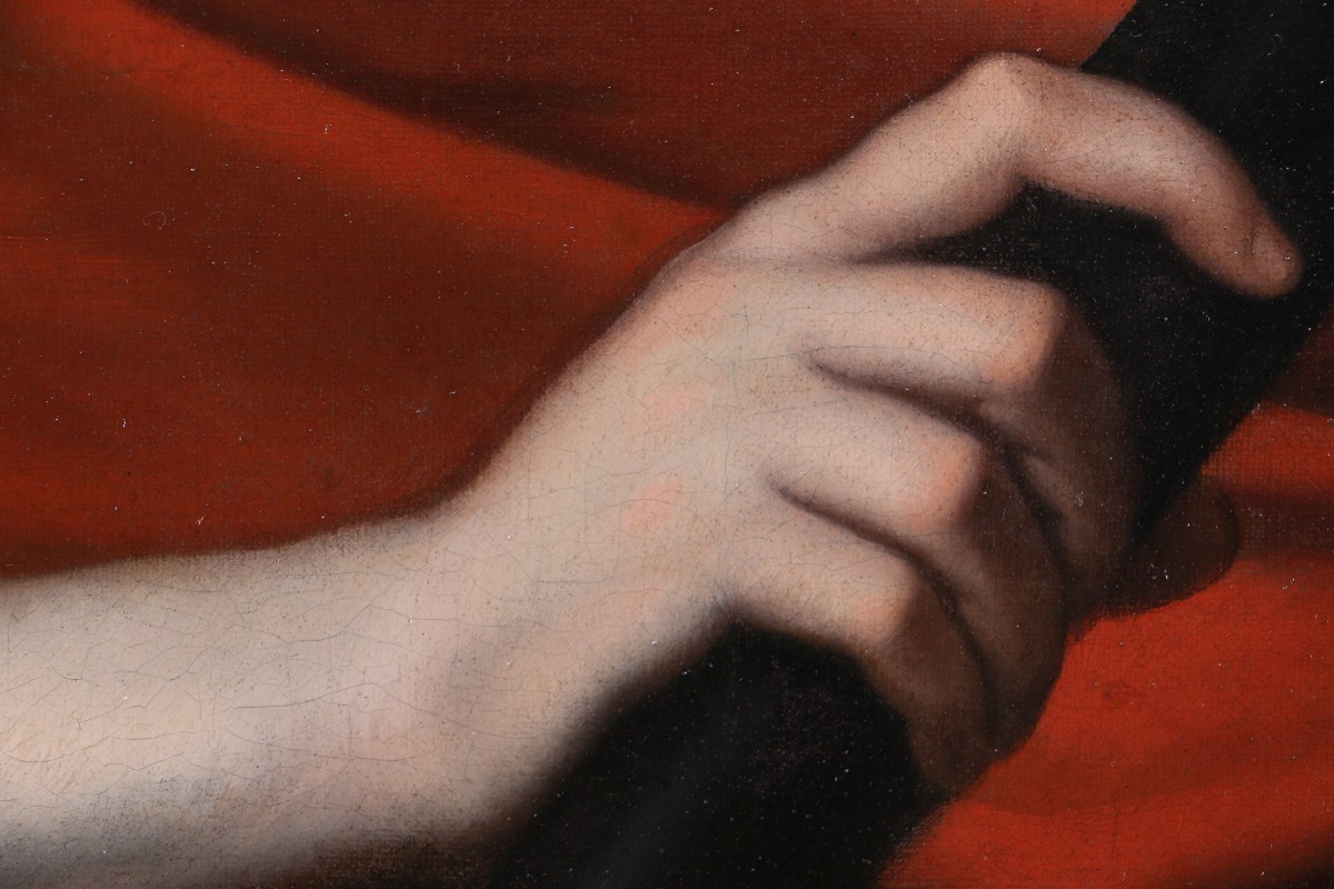 Pierre Mignard (1612-1695) And Workshop. Molière In Caesar's Costume Circa 1690/1700.-photo-3