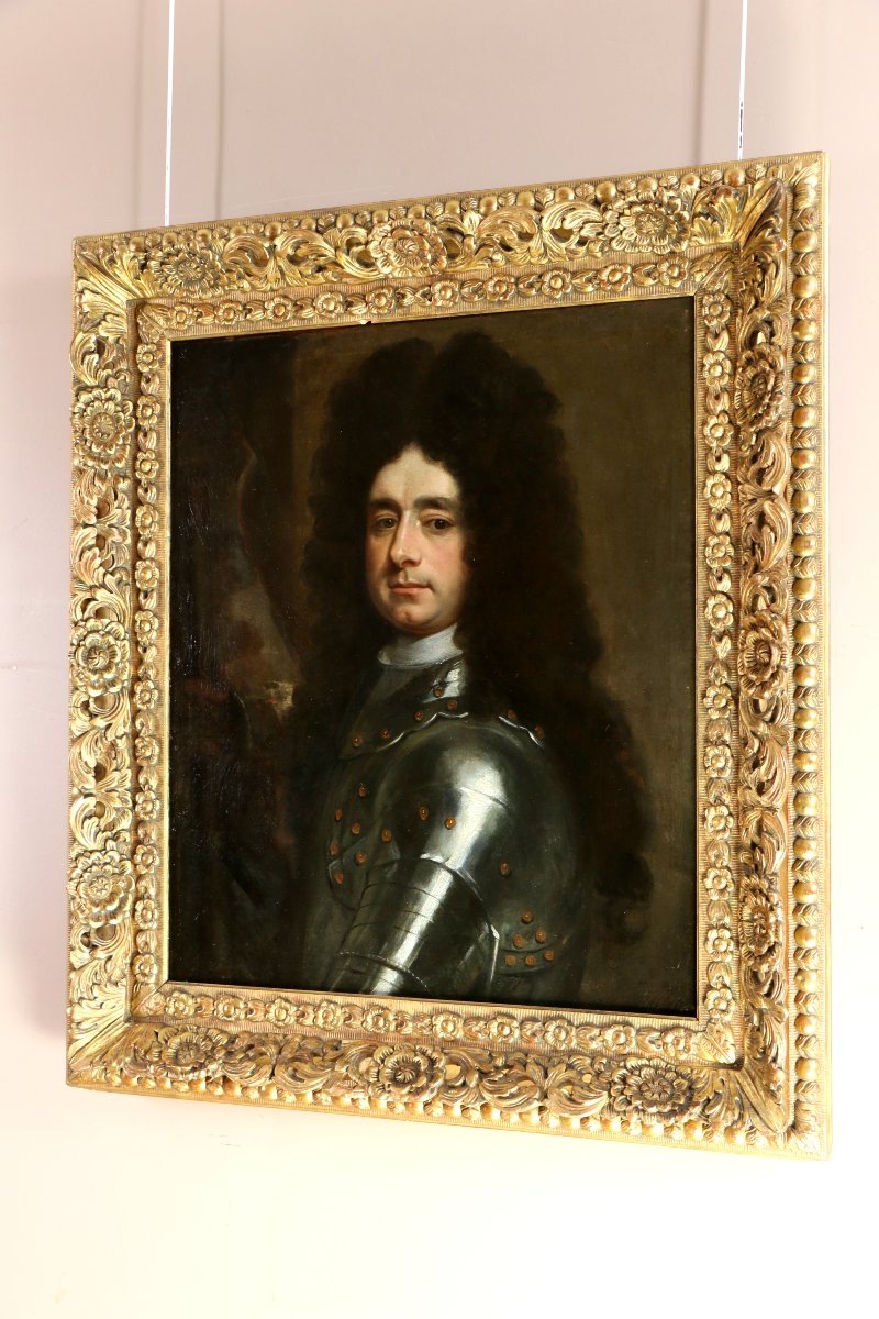 Sir Godfrey Kneller (1646–1723) attribué. Portrait d’un Lord commandant vers 1690-photo-4