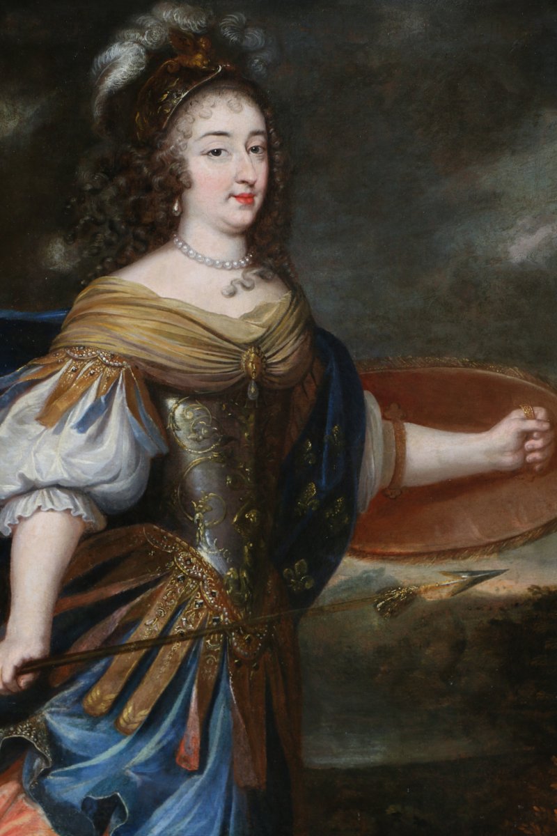 Anne-marie-louise D’orléans, Known As “la Grande Mademoiselle,” Attributed To The Beaubruns, Circa 1660.-photo-3