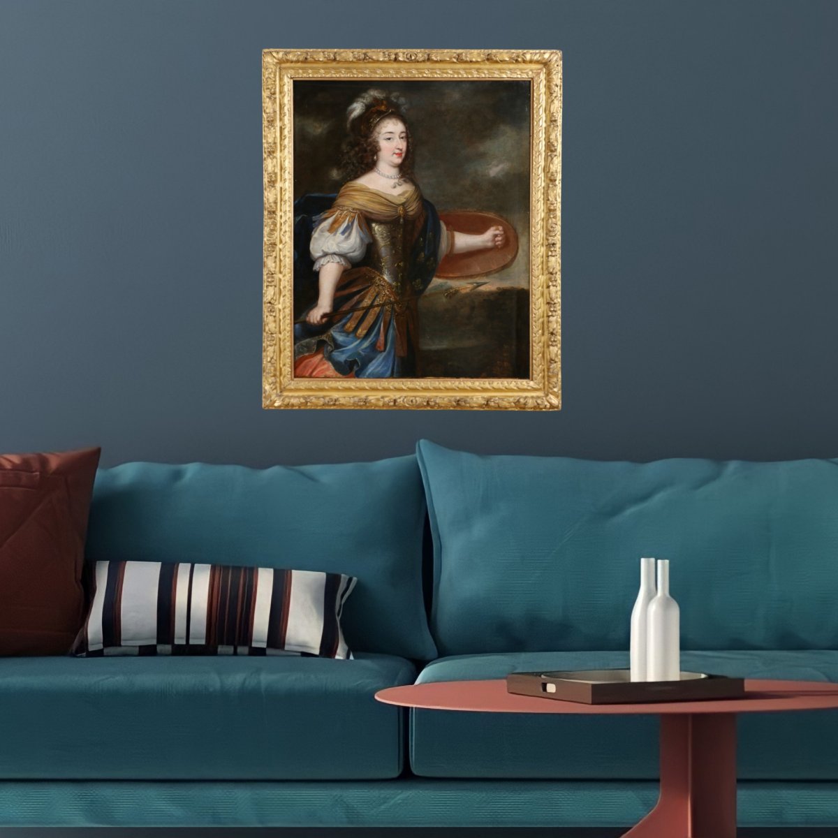 Anne-marie-louise D’orléans, Known As “la Grande Mademoiselle,” Attributed To The Beaubruns, Circa 1660.-photo-4