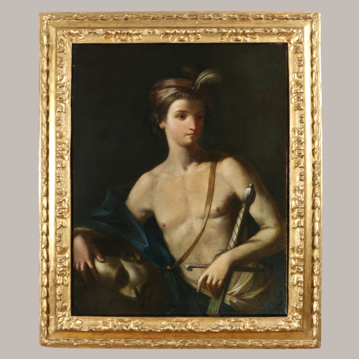 Florentine School, Circa 1625–1635. *david And Goliath*, Attributed To Francesco Lupicini.