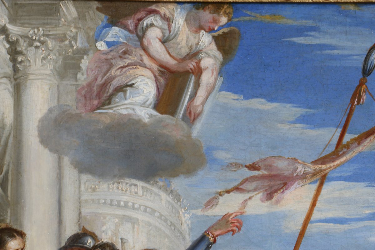 Venise, vers 1710–1720, Marc et Marcellin conduits au martyre d’après Véronèse.-photo-6
