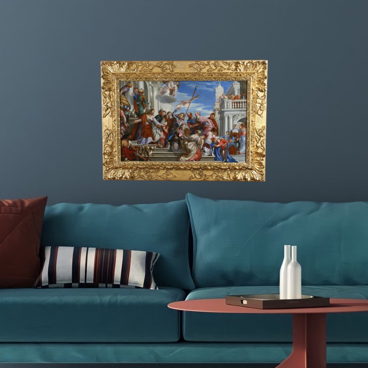 Venise, vers 1710–1720, Marc et Marcellin conduits au martyre d’après Véronèse.-photo-8