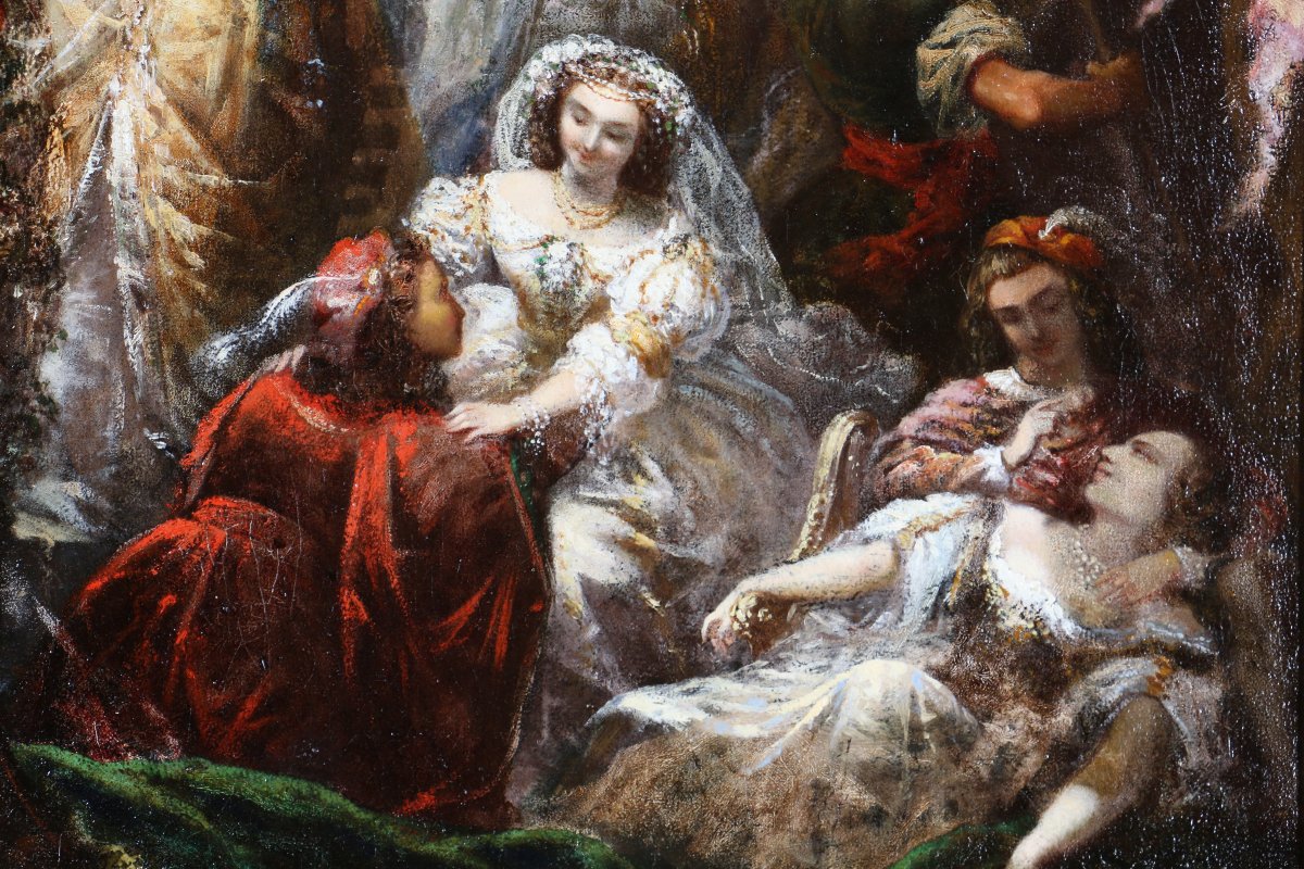 Faustin Besson (1821–1882), Attributed. A Venetian Festival During The Second Empire.-photo-4