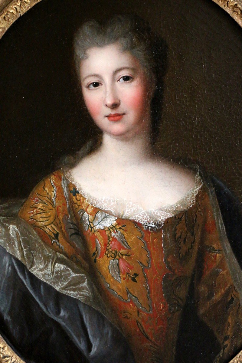 Portrait Présumé De Françoise Marie De Bourbon Attribué à Pierre Gobert (1662, 1744) Et Atelier