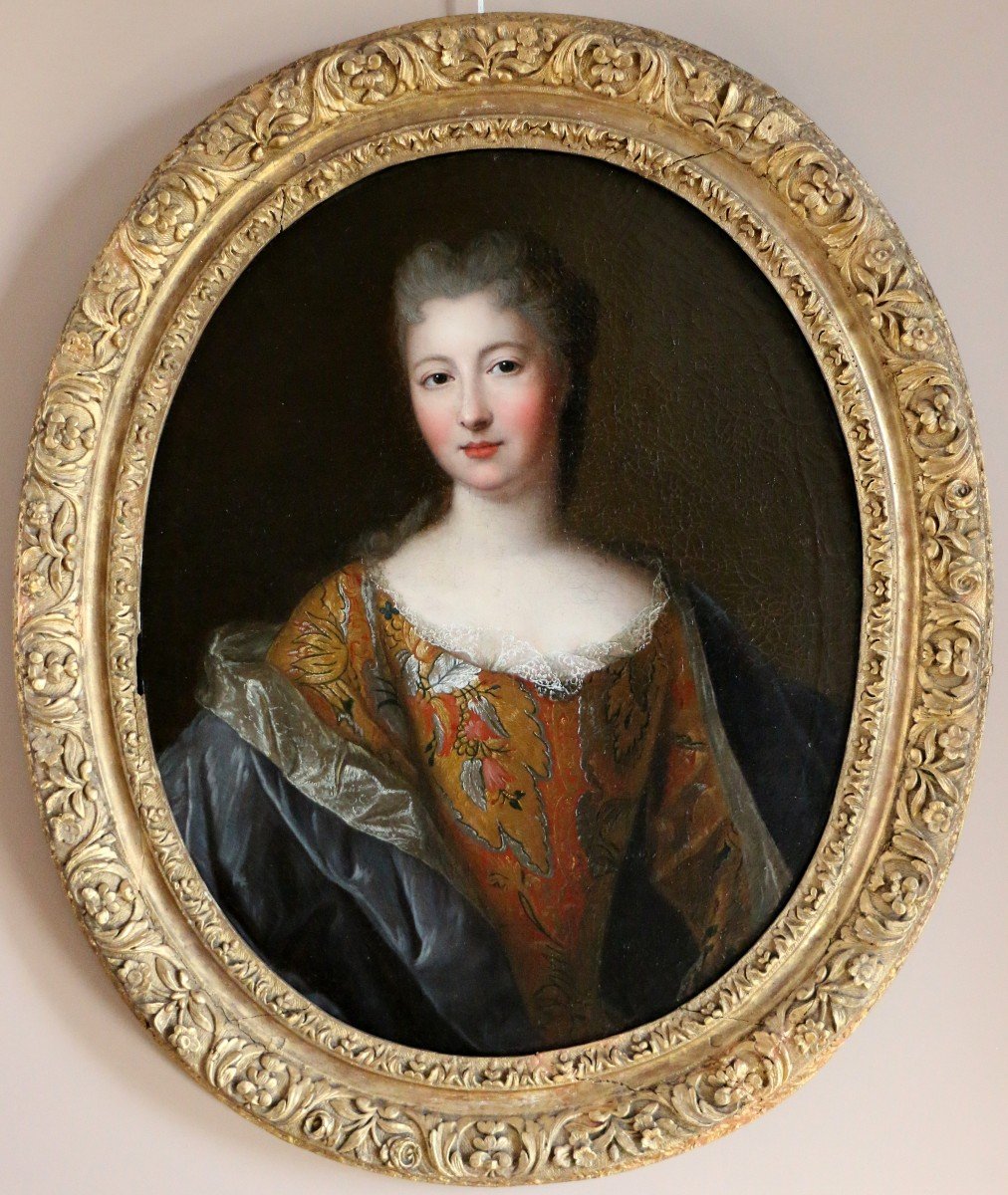 Portrait Présumé De Françoise Marie De Bourbon Attribué à Pierre Gobert (1662, 1744) Et Atelier