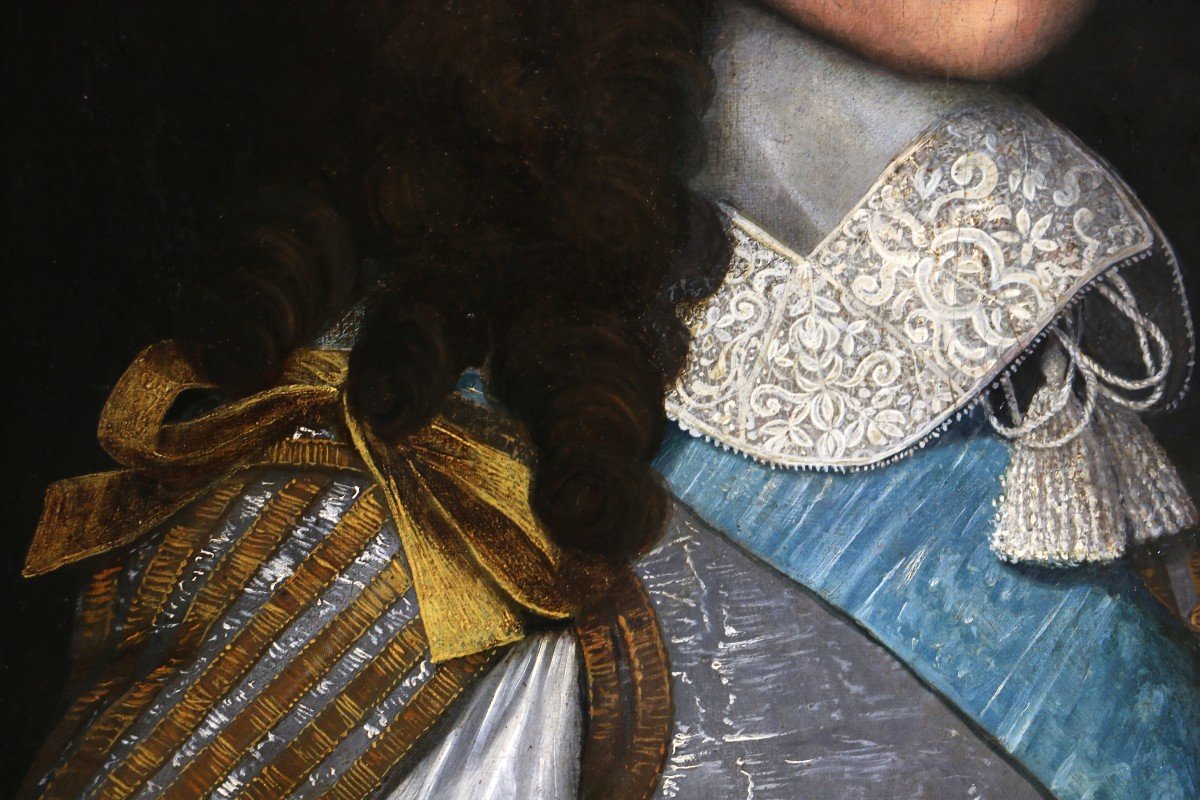 Portrait De Louis XIV Enfant,  Vers 1646. Louis Ferdinand II Elle l'ancien (1612; 1689) Attribué. -photo-3