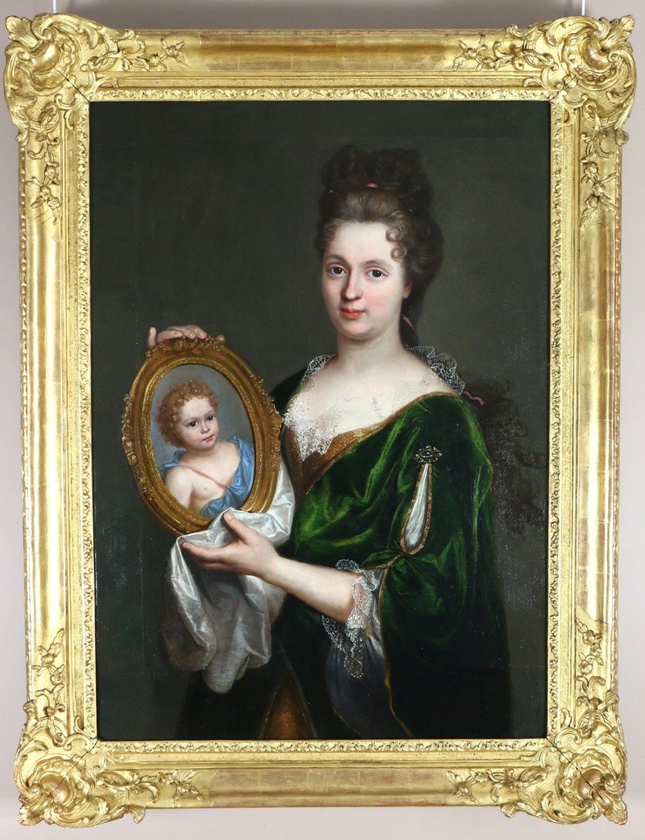 François De Troy (1645; 1730). Portrait De Françoise Marie De Bourbon, Fille De Louis XIV