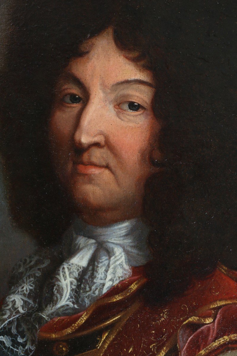 Hyacinthe Rigaud (1659-1743) Et Atelier- Portrait De Louis XIV (version De 1694)-photo-1