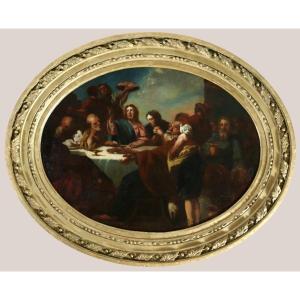 Charles De La Fosse (1636; 1716) Jesus Giving The Last Supper