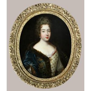 François De Troy (1645; 1730), Marie Anne De Bourbon, Legitimized Daughter Of Louis XIV