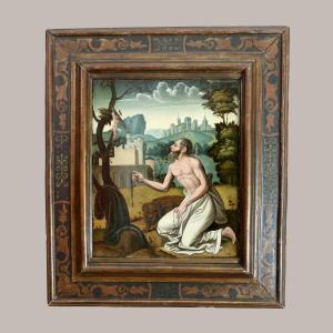 Simon De Châlons (1500-1561) Attributed. Saint Jerome Around 1520-1530
