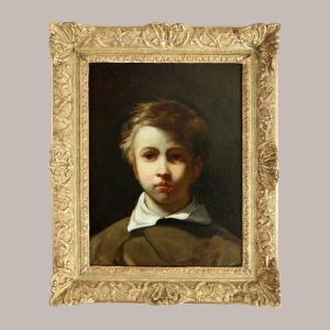 Entourage Of Théodore Géricault (1791–1824) Portrait Of A Young Boy Circa 1830.