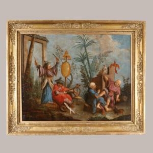  Jean-Baptiste Le Prince (1734-1781) Scène De Chinoiseries 1751/1754.