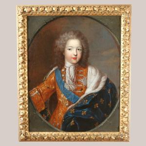 Ecole Française De La Seconde Moitié Du 18è D’après Pierre Gobert. Louis XV Enfant à 10 Ans.
