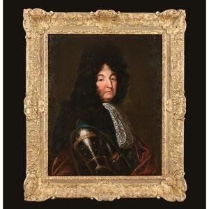 Workshop Of Henri Testelin Le Jeune (1616-1695). Portrait Of Louis XIV