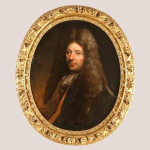 Joseph Vivien (1657-1734) Around. Presumed Portrait Of Mr De Laborderie.