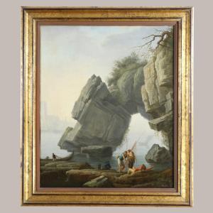Claude-Joseph Vernet (1714–1789) et son atelier, vers 1745/55. Les pêcheurs florentins.