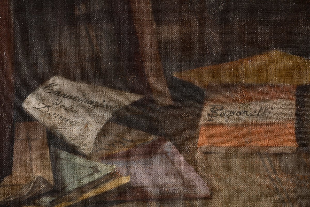 Painting By Pietro Saporetti (bagnacavallo 1832 - Bassano Del Grappa 1893) Entitled "emancipati-photo-3