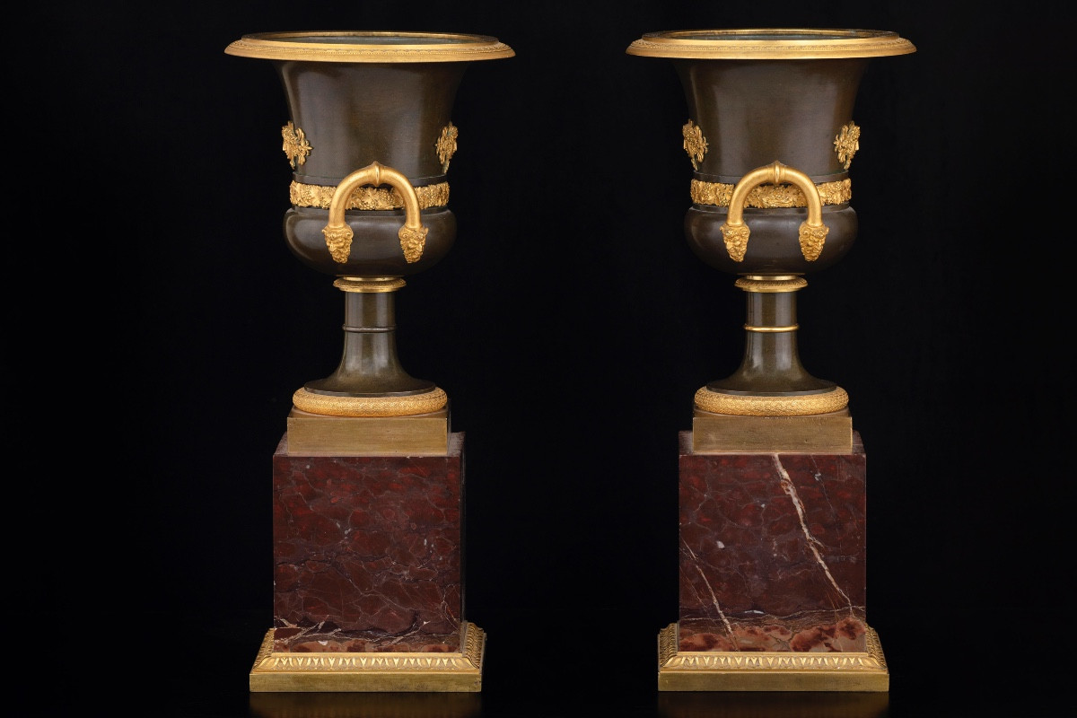 Paire de vases Empire