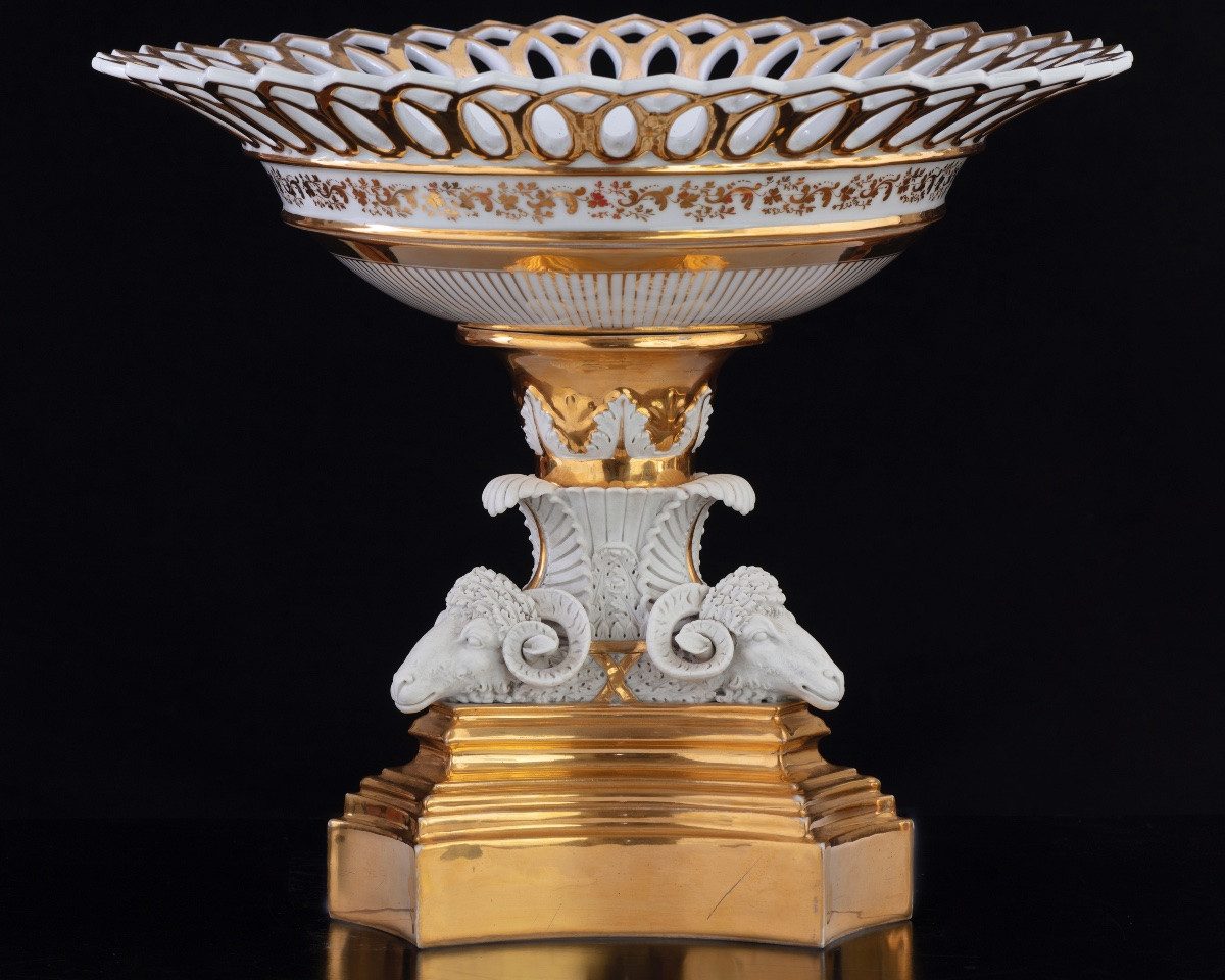 Biscuit And Porcelain Centerpiece, France-photo-2