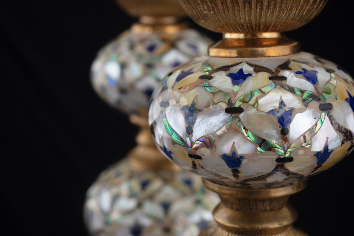 Mother-of-pearl Candelabra-photo-2
