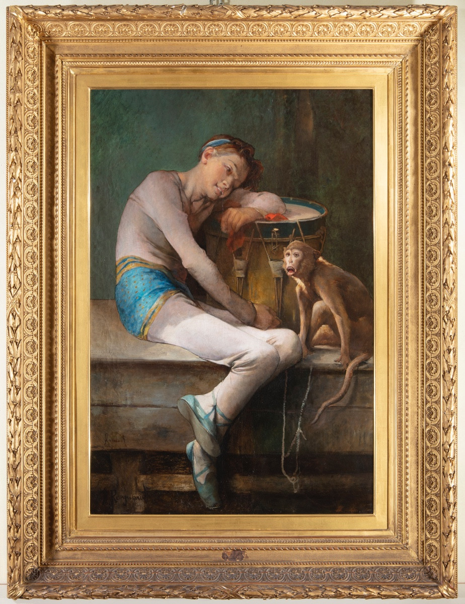 Tableau de François Reynaud (Marseille 1825 – Paris 1909), « Après le spectacle »
