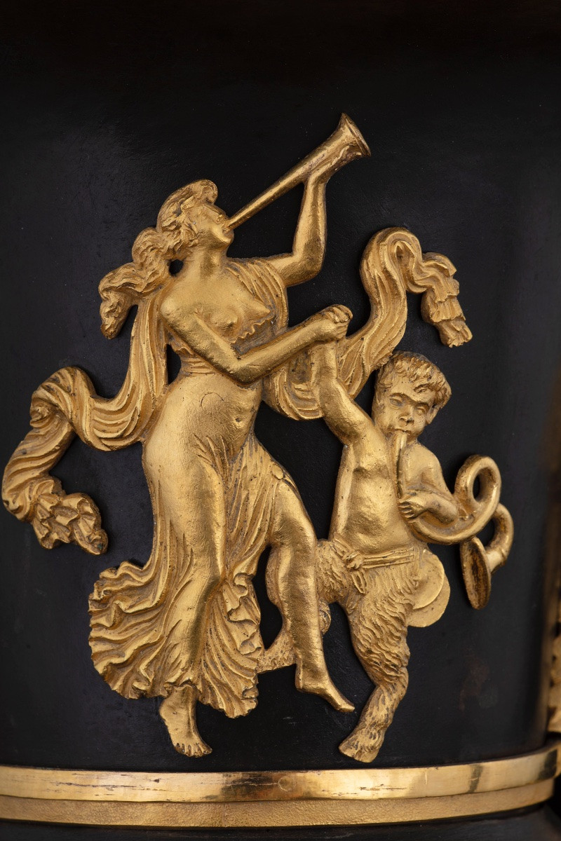 Important Bronze Vase, Russia, Early 19th Century-photo-4