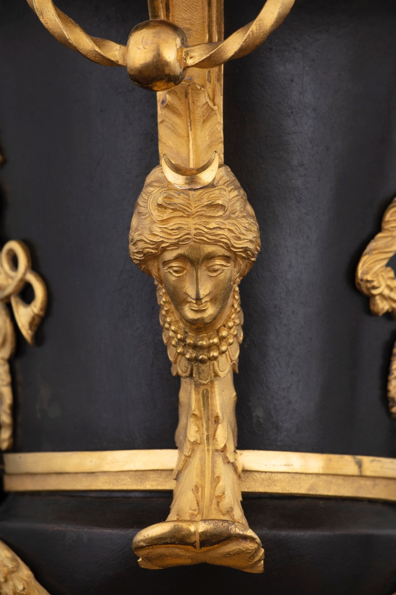 Important Bronze Vase, Russia, Early 19th Century-photo-2