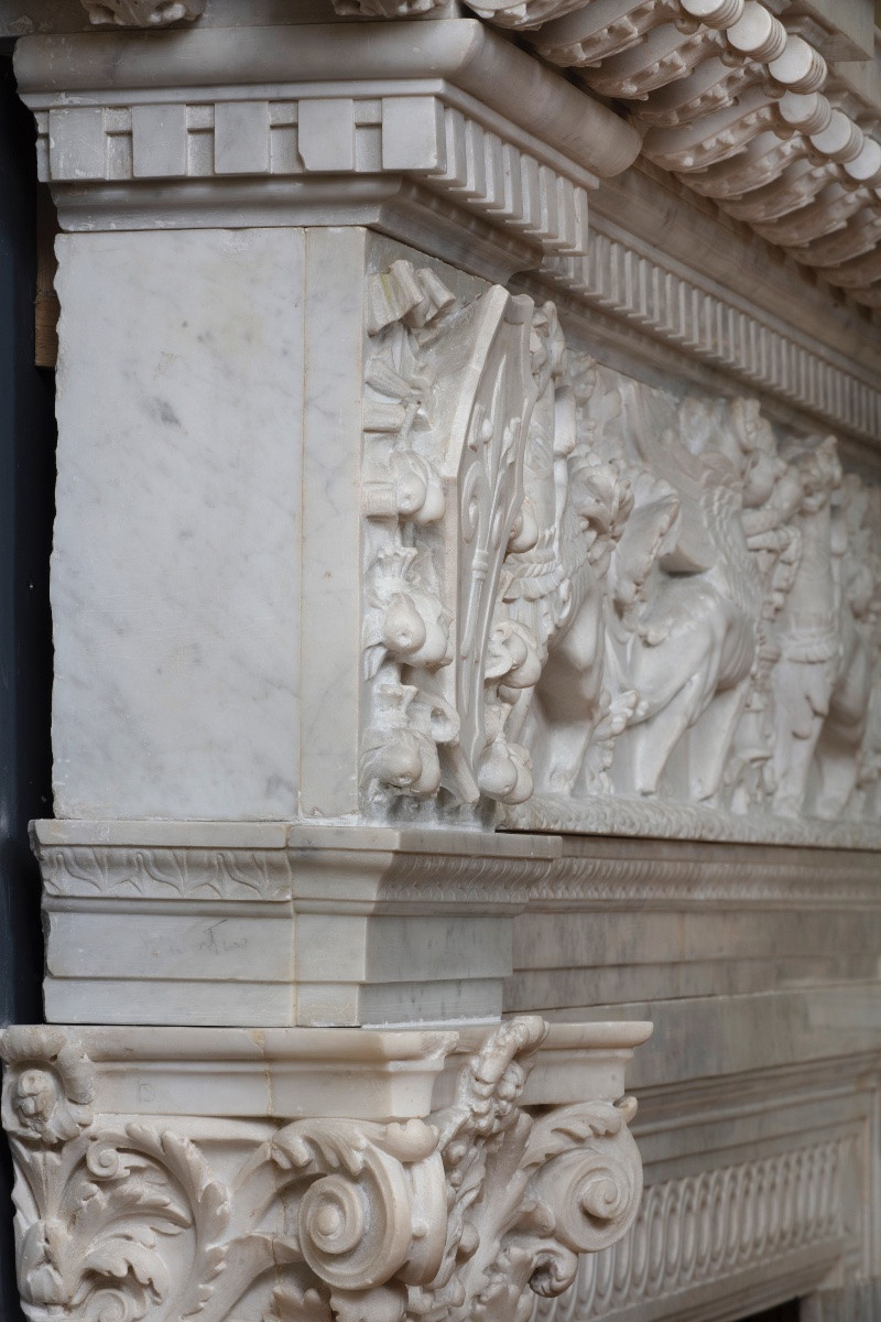 Neo-renaissance Fireplace, 19th Century-photo-7