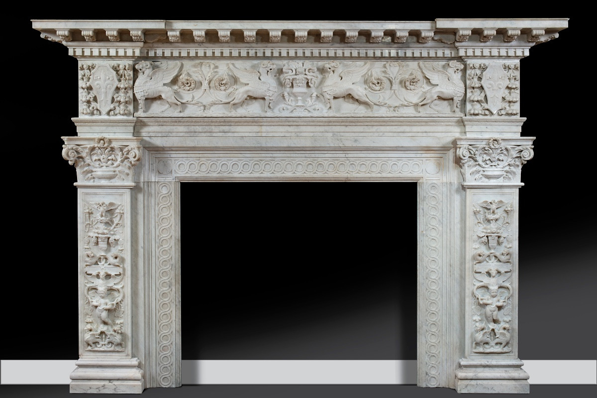 Neo-renaissance Fireplace, 19th Century